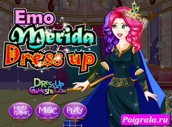 Игра Одевалка Мериды Одевалка Мериды картинка 1